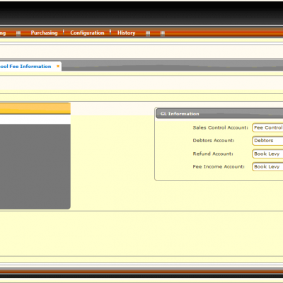 EduMaster User interface