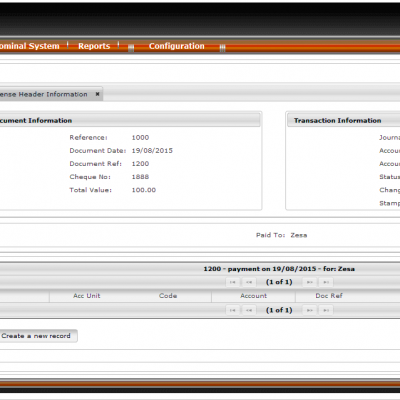EduMaster User interface