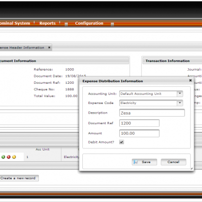 EduMaster User interface