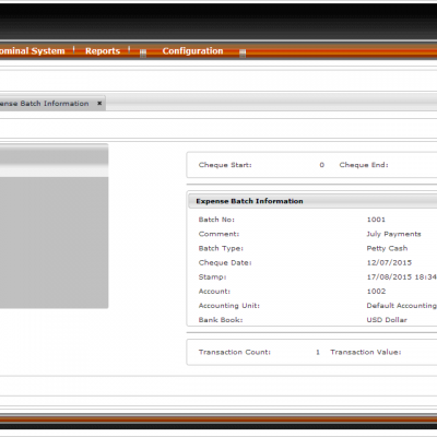 EduMaster User interface