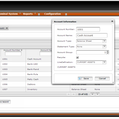 EduMaster User interface