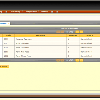 EduMaster User interface
