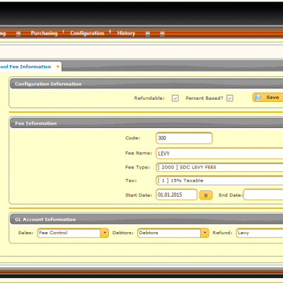 EduMaster User interface