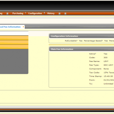 EduMaster User interface