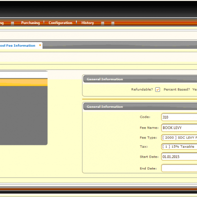EduMaster User interface