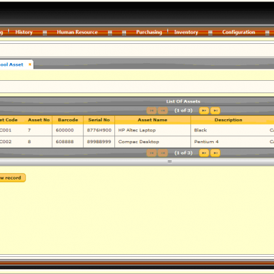EduMaster User interface