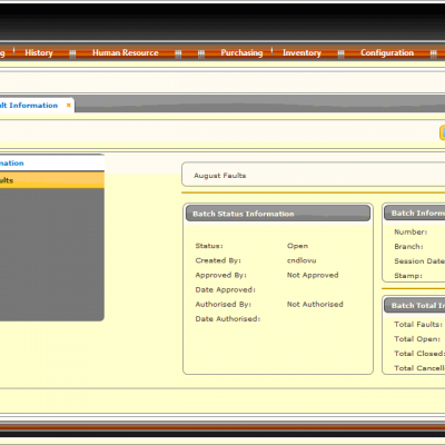 EduMaster User interface