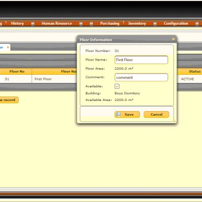 EduMaster User interface