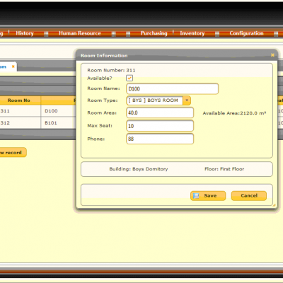 EduMaster User interface
