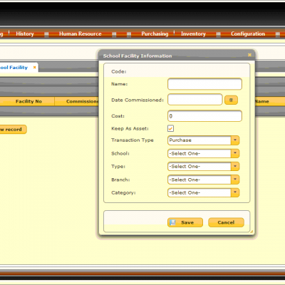 EduMaster User interface